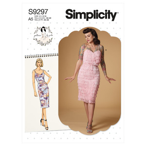 S9297 MISSES&#39; DRESS Simplicity Sewing Pattern 9297