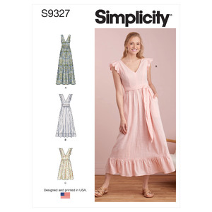 S9327 MISSES&#39; DRESSES Simplicity Sewing Pattern 9327