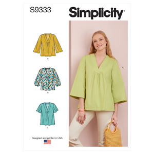 S9333 MISSES&#39; TOP Simplicity Sewing Pattern 9333