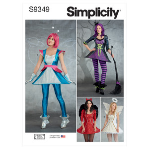 S9349 MISSES&#39; COSTUMES Simplicity Sewing Pattern 9349