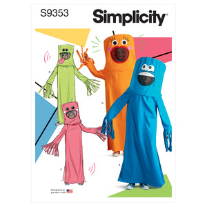 S9353 ADULT COSTUME Simplicity Sewing Pattern 9353