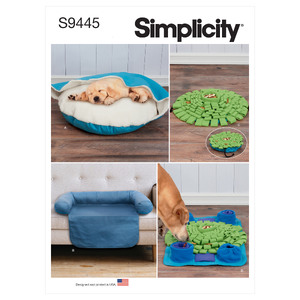 S9445 PET BED, CHAIR COVR, MAT Simplicity Sewing Pattern 9445