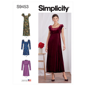 S9453 MISSES&#39; DRESS Simplicity Sewing Pattern 9453
