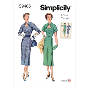 S9465 MISSES&#39; DRESS Simplicity Sewing Pattern 9465