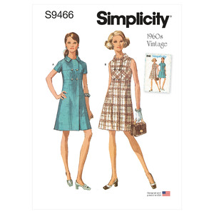 S9466 MISSES&#39; DRESS Simplicity Sewing Pattern 9466