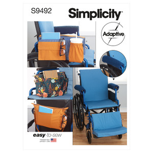 S9492 WHEELCHAIR ACCESSORIES Simplicity Sewing Pattern 9492
