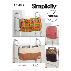 S9493 WALKER BAGS Simplicity Sewing Pattern 9493