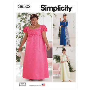 S9502 MISSES/PLUS COSTUMES Simplicity Sewing Pattern 9502
