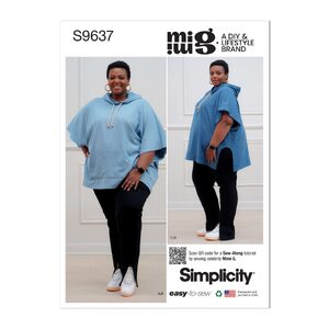 Simplicity Sewing Pattern S9637w3 Women’s Hoodies and Leggings30w-38w