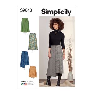 Simplicity Sewing Pattern S9648 Misses&#39; Skirts