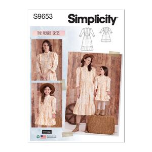 Simplicity Sewing Pattern S9653 Children&#39;s and Misses&#39; Dress by Elaine Heigl Designs