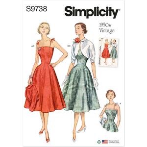 Simplicity Sewing Pattern S9738 Misses Dresses and Jacket Sizes 6-14