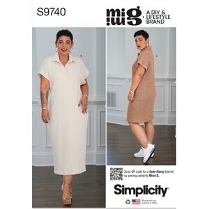 Sewing Pattern S9740 Misses Knit Dress in Two Lengths by Mimi G Style Sizes 4-12