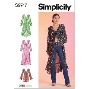 Simplicity Sewing Pattern S9747K5 Misses&#39; Dusters Sizes 8-16