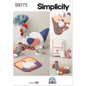 Simplicity Sewing Pattern S9773OS Kitchen Accessories by Carla Reiss Design