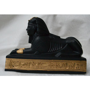 Egyptian Sphinx &quot;Shesep Ankh&quot; Statue 100 x 145mm, Heavy Resin, Gift Boxed