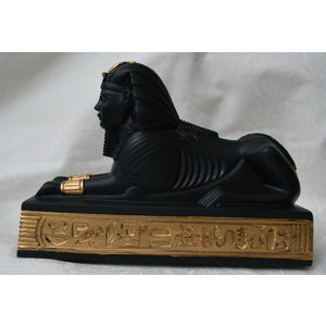 Egyptian Sphinx "Shesep Ankh" Statue 100 x 145mm, Heavy Resin, Gift Boxed