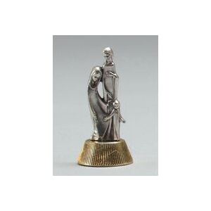 MOTHER &amp; CHILD Magnetic Statuette 50mm High 23mm Base, Metal, Quality Made In Italy