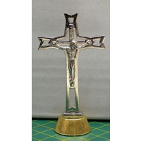 CRUCIFIX Magnetic Statuette 50mm High 23mm Base, Metal, Quality Made In Italy