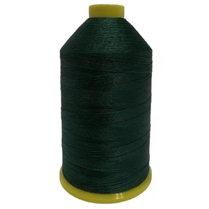 Amann Strongbond 40, DARK GREEN #0757, Bonded Nylon Thread, 3500m Cone