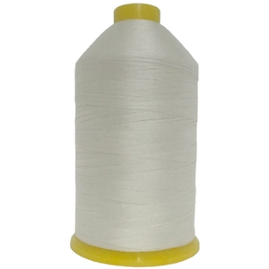 Amann Strongbond 40, #2000 White, Bonded Nylon Thread, 3500m Cone