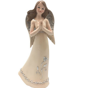 Praying Hands Pastel Angel, Resin Statue, 150mm High, Boxed, Gifts To Inspire