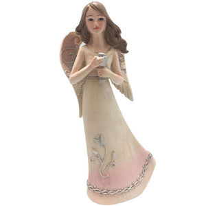 Communion Pastel Angel With Chalice, Resin Statue, 150mm High, Boxed, Gifts To Inspire