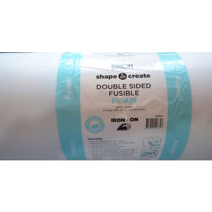 Shape to Create Double Sided Fusible Foam, 90cm Per METRE, for Bags, Table Runners