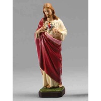 SACRED HEART OF JESUS Indoor / Outdoor Polyvinyl Statue 30cm Virtually Unbreakable
