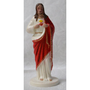 Sacred Heart Of Jesus Magnetic Plastic Statue 10cm