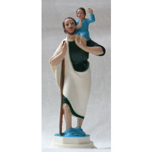 Saint Christopher Magnetic Plastic Statue 10cm