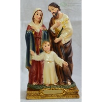 Holy Family Statue, Resin, 145mm (5.5&quot;) H x 80mm W x 50mm D