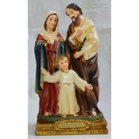 Holy Family Statue, Resin, 145mm (5.5") H x 80mm W x 50mm D