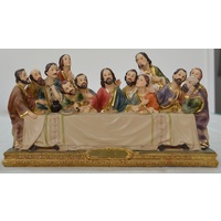 The Last Supper Statue, Resin 230mm x 12cm Statue