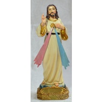 Divine Mercy Statue, Resin, 145mm (5.5&quot;) High x 45mm Wide x 40mm Deep