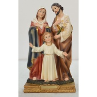 Holy Family Statue, 215mm (8 1/2&quot;) High Resin Statue