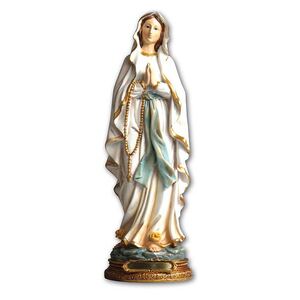 OUR LADY OF LOURDES Statue, 200mm (8&quot;) High Resin Statue
