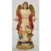 Guardian Angel With Children Statue, Resin 20cm (8&quot;) Statue