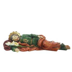 SAINT JOSEPH SLEEPING Statue, 200mm (8&quot;) Long Resin