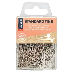 Sew Easy Standard Pins, 28 x 0.65mm, 600 Pins