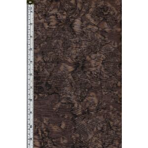 Batik Australia Tonal Batiks UMBER, Hand Made, 110cm Wide x 44cm REMNANT