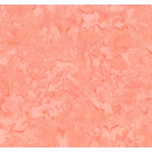 Batik Australia Tonal Batiks CORAL 110cm Wide Cotton Fabric, Per 25cm