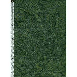 Batik Australia Tonal Batiks DARK GREEN 110cm Wide Cotton Fabric (T-40)
