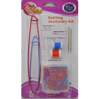 Knitting Accessory Kit, Stitch Holders, Row Counters, Knitter Needles