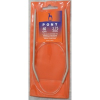 Pony Circular Knitting Needle, 60cm Long, 3.75mm