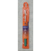 Pony Crochet Hook 14cm x 4mm, Aluminium with Plastic Handle