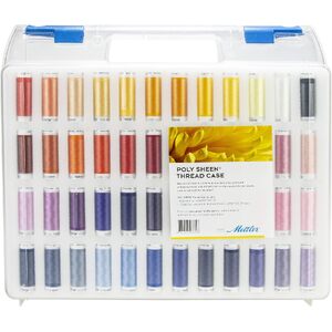 Mettler POLY SHEEN Thread Case with 96 Spools TCPS96-KIT