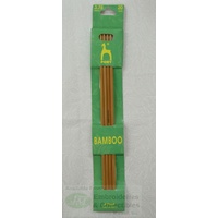 Pony Bamboo Double End Knitting Pins 20cm x 3.75mm, Quality Knitting Needles