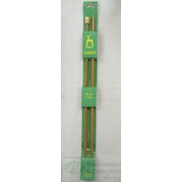 Pony Bamboo Knitting Pins 30cm x 5.00mm, Knobbed Knitting Needles