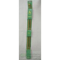 Pony Bamboo Knitting Pins 33cm x 5.00mm, Knobbed Knitting Needles